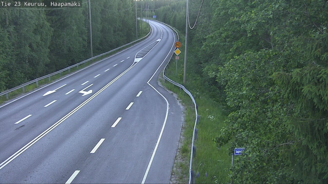 Weather Camera Image Road 23 Haapamäki, Keuruu, Keski-Suomi