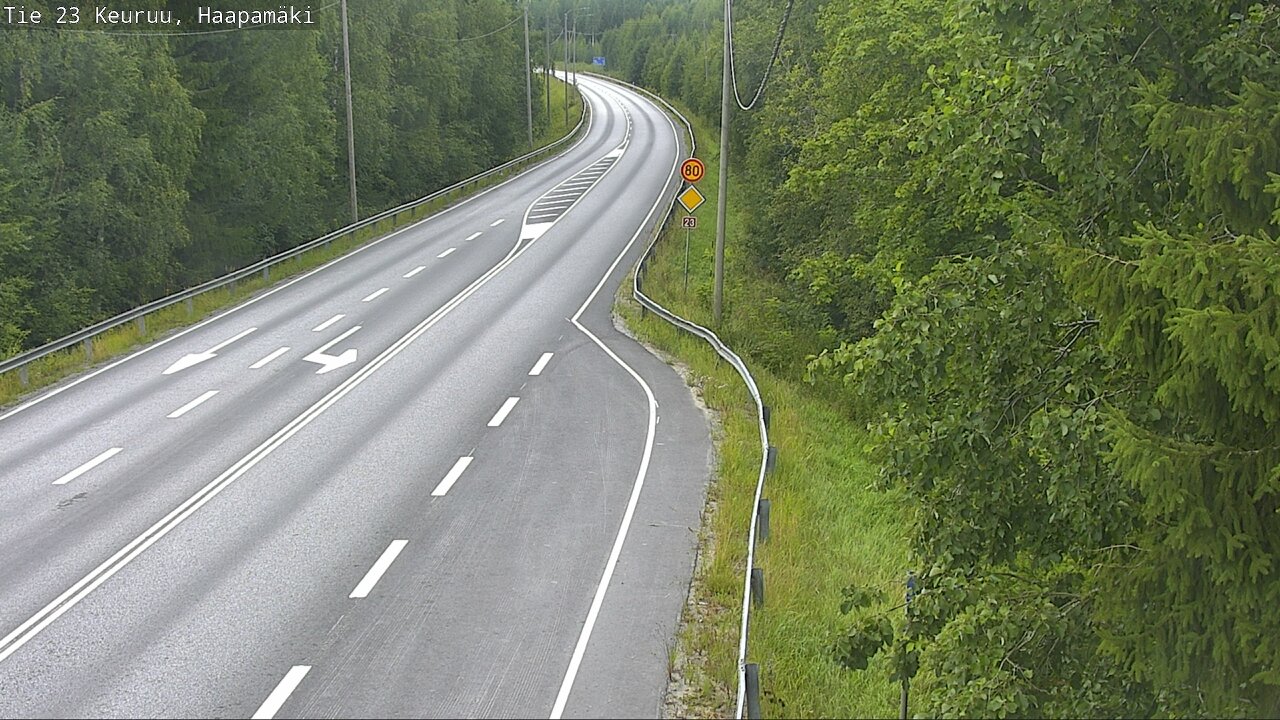 Weather Camera Image Road 23 Haapamäki, Keuruu, Keski-Suomi