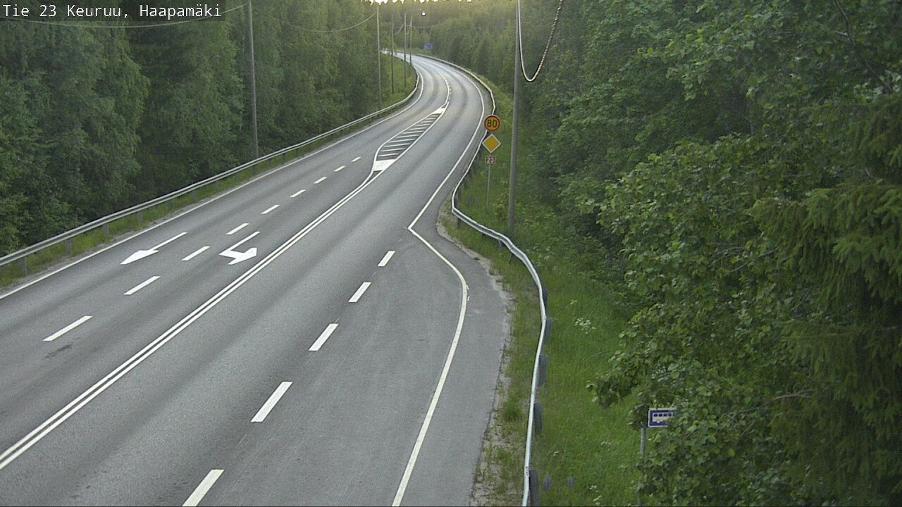 Weather Camera Image Road 23 Haapamäki, Keuruu, Keski-Suomi