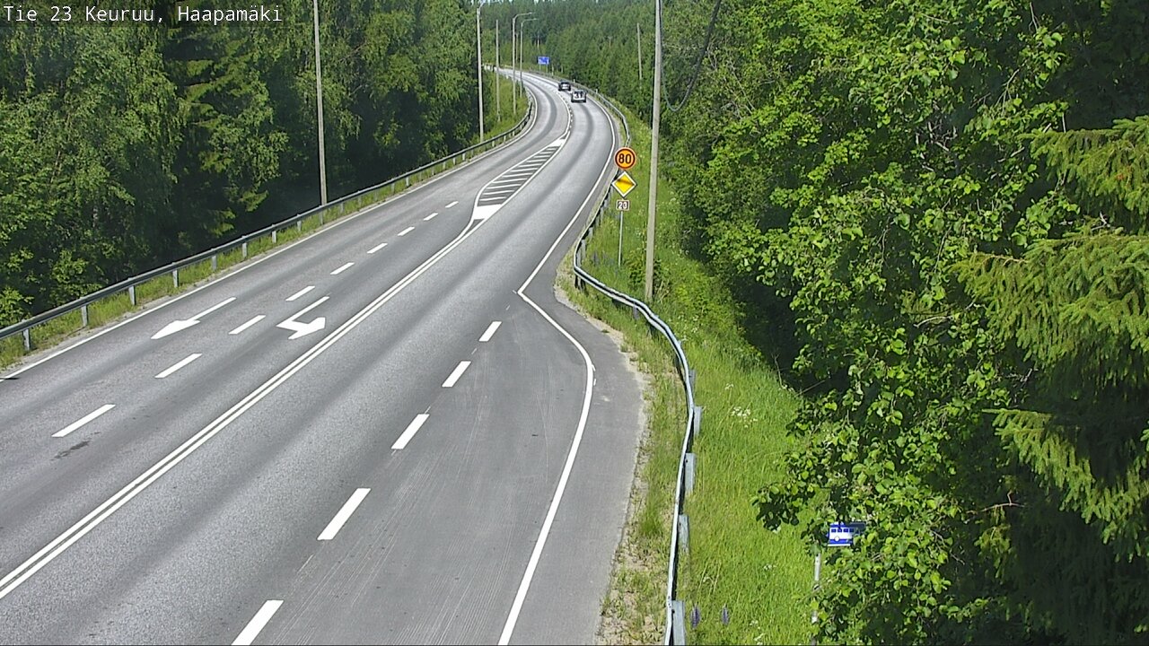 Weather Camera Image Road 23 Haapamäki, Keuruu, Keski-Suomi