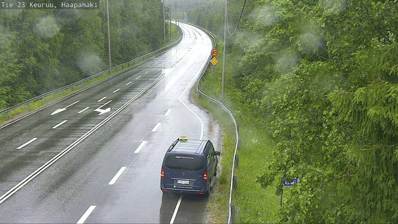 Weather Camera Image Väg 23 Haapamäki, Keuruu, Keski-Suomi