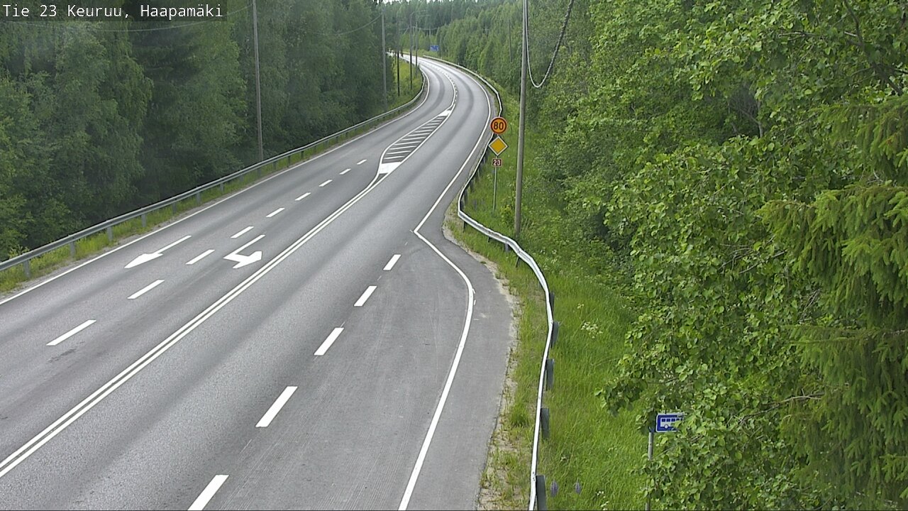 Weather Camera Image Road 23 Haapamäki, Keuruu, Keski-Suomi