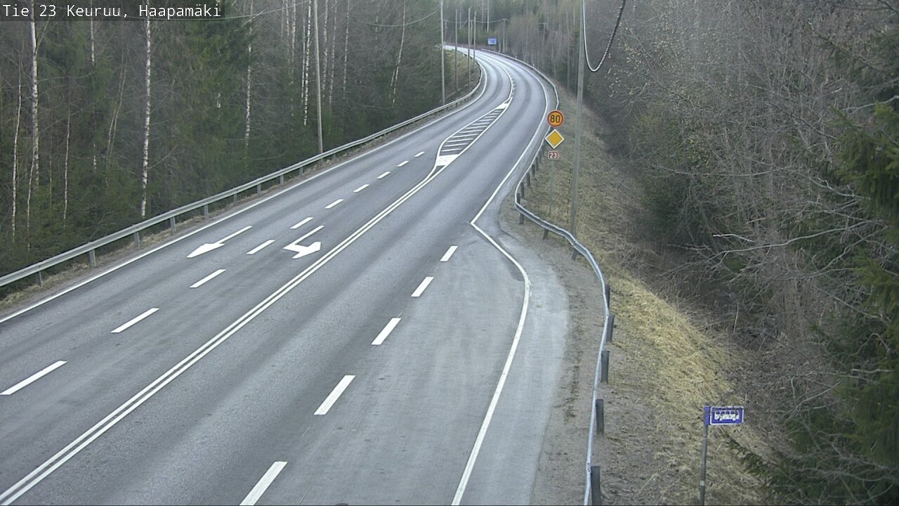 Weather Camera Image Väg 23 Haapamäki, Keuruu, Keski-Suomi