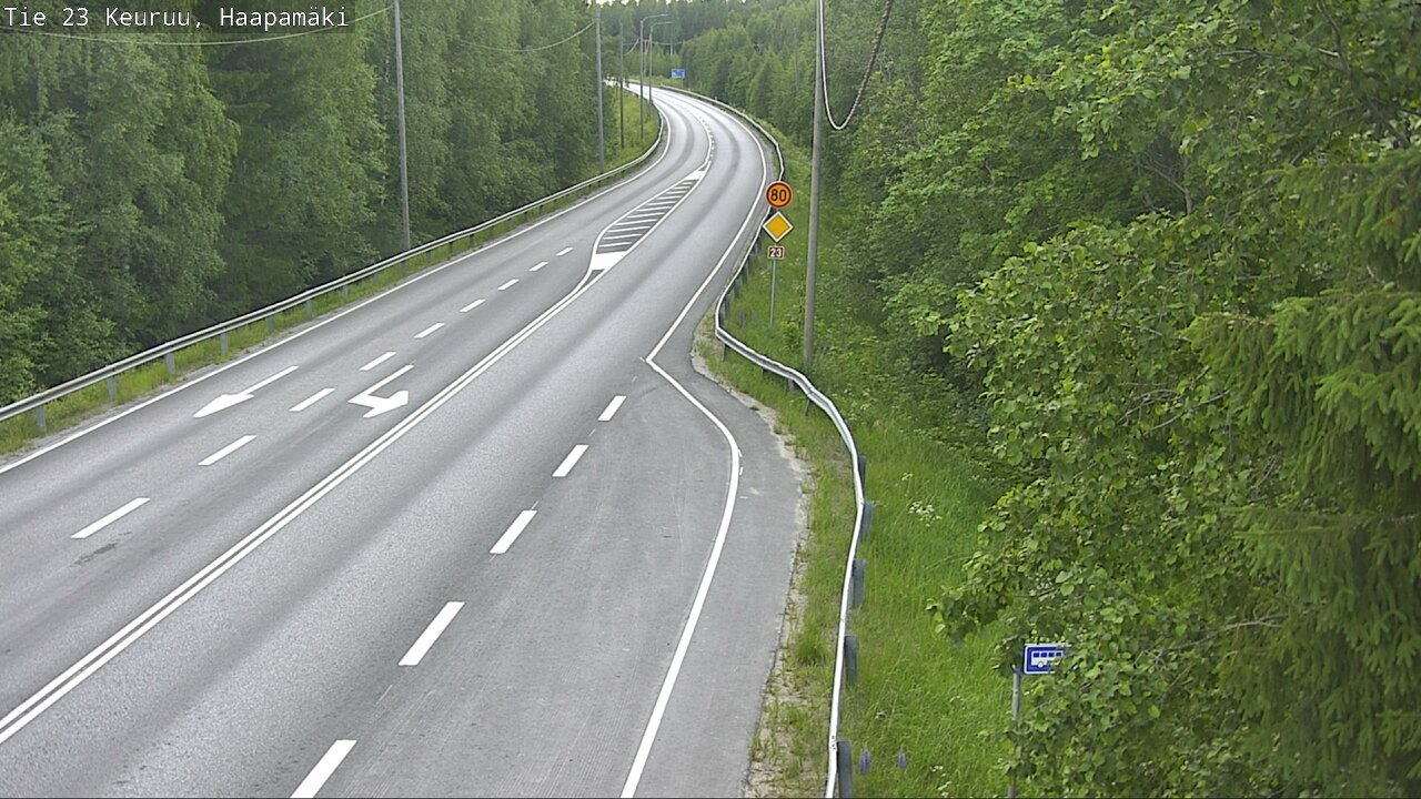 Weather Camera Image Road 23 Haapamäki, Keuruu, Keski-Suomi