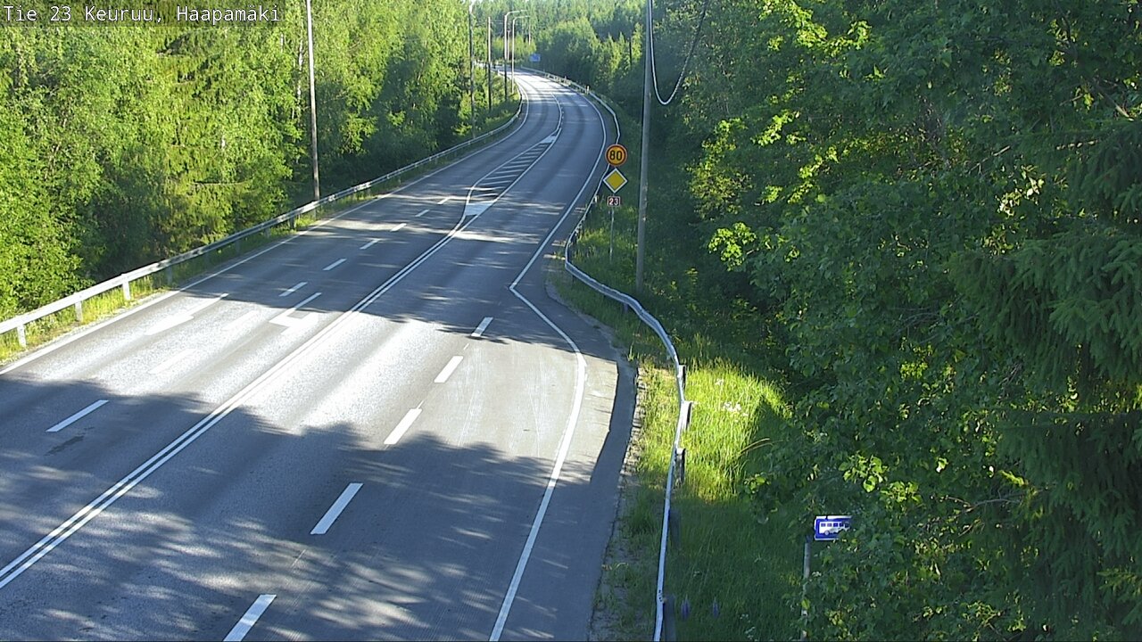 Weather Camera Image Road 23 Haapamäki, Keuruu, Keski-Suomi