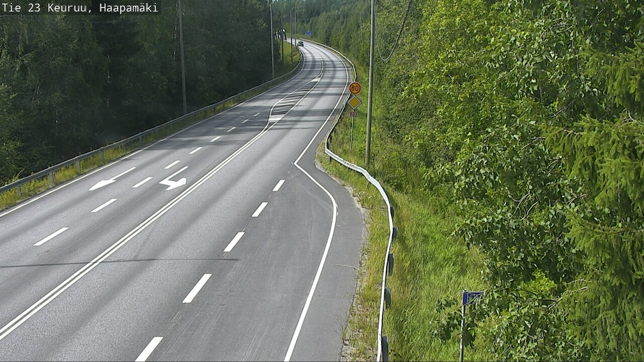 Kelikamerat Kuva Tie 23 Haapamäki, Keuruu, Keski-Suomi