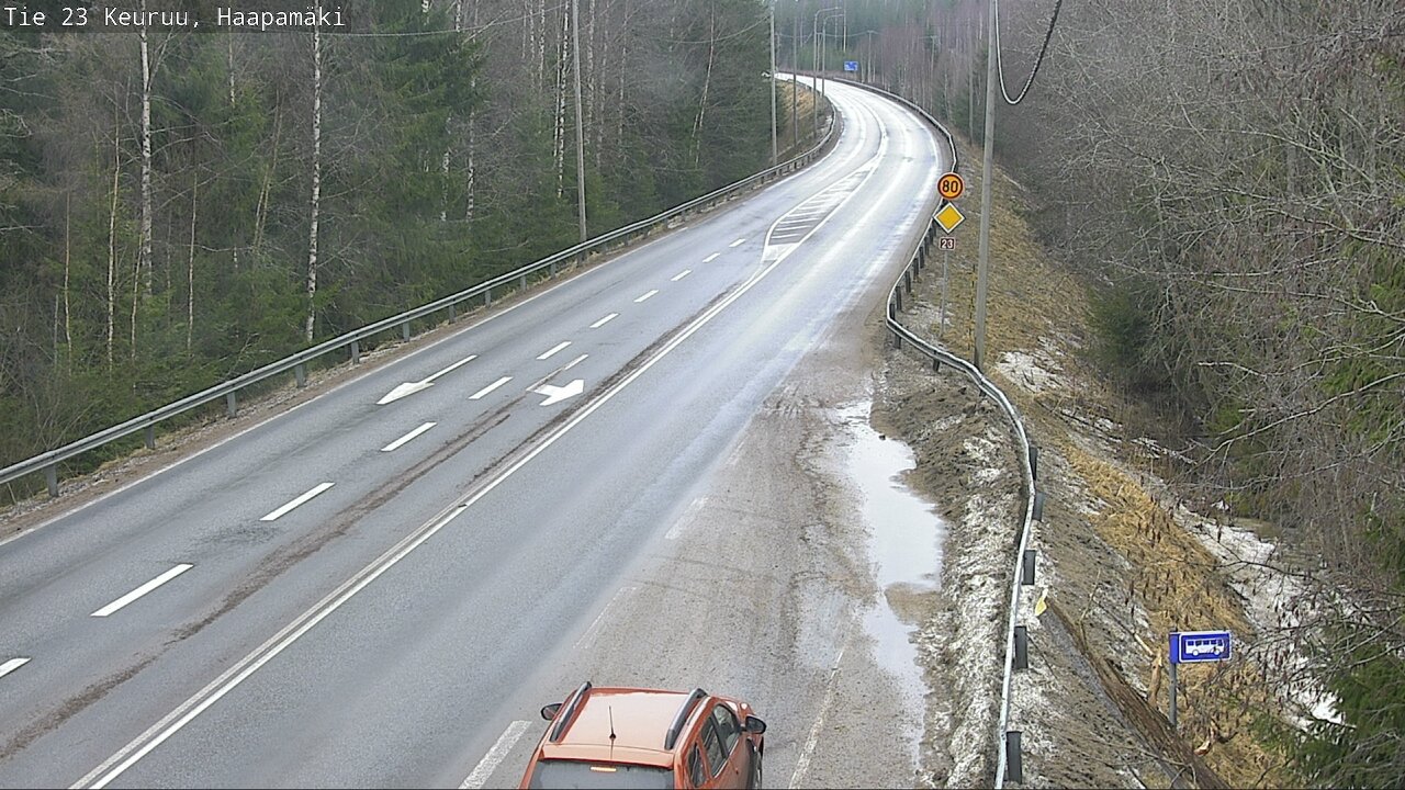 Weather Camera Image Road 23 Haapamäki, Keuruu, Keski-Suomi