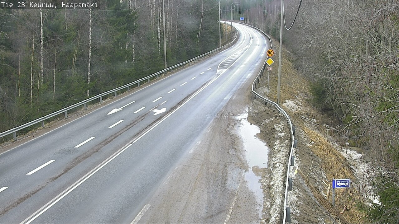 Weather Camera Image Road 23 Haapamäki, Keuruu, Keski-Suomi