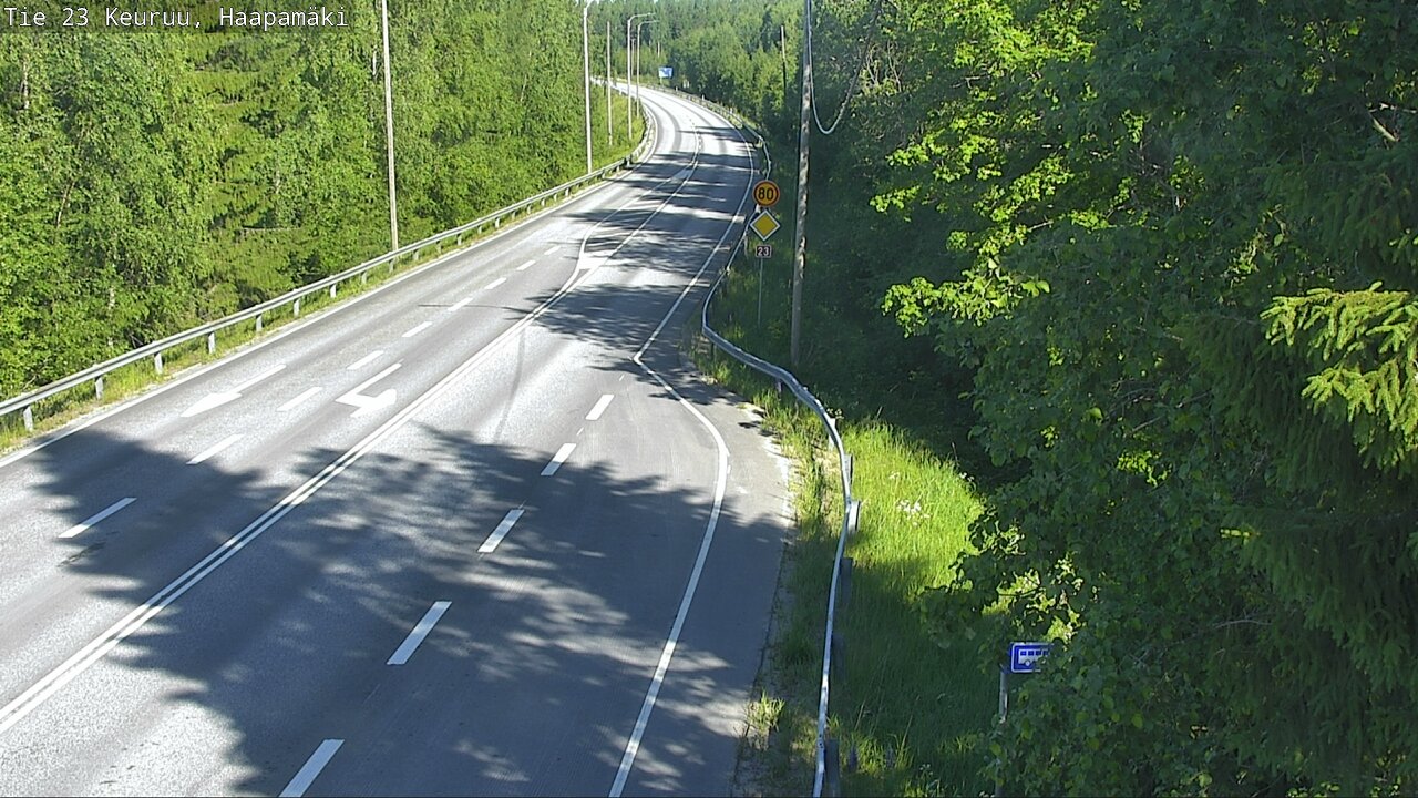 Weather Camera Image Road 23 Haapamäki, Keuruu, Keski-Suomi