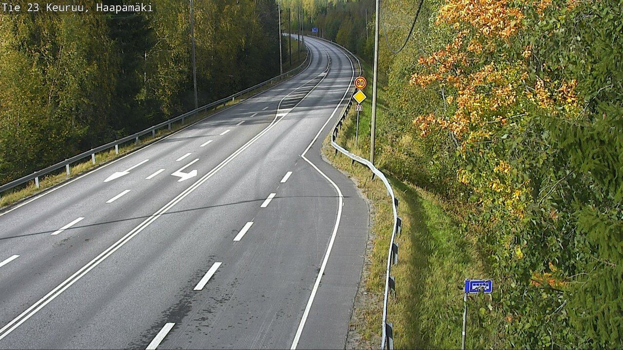 Weather Camera Image Road 23 Haapamäki, Keuruu, Keski-Suomi