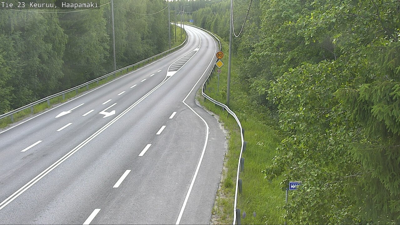 Weather Camera Image Road 23 Haapamäki, Keuruu, Keski-Suomi