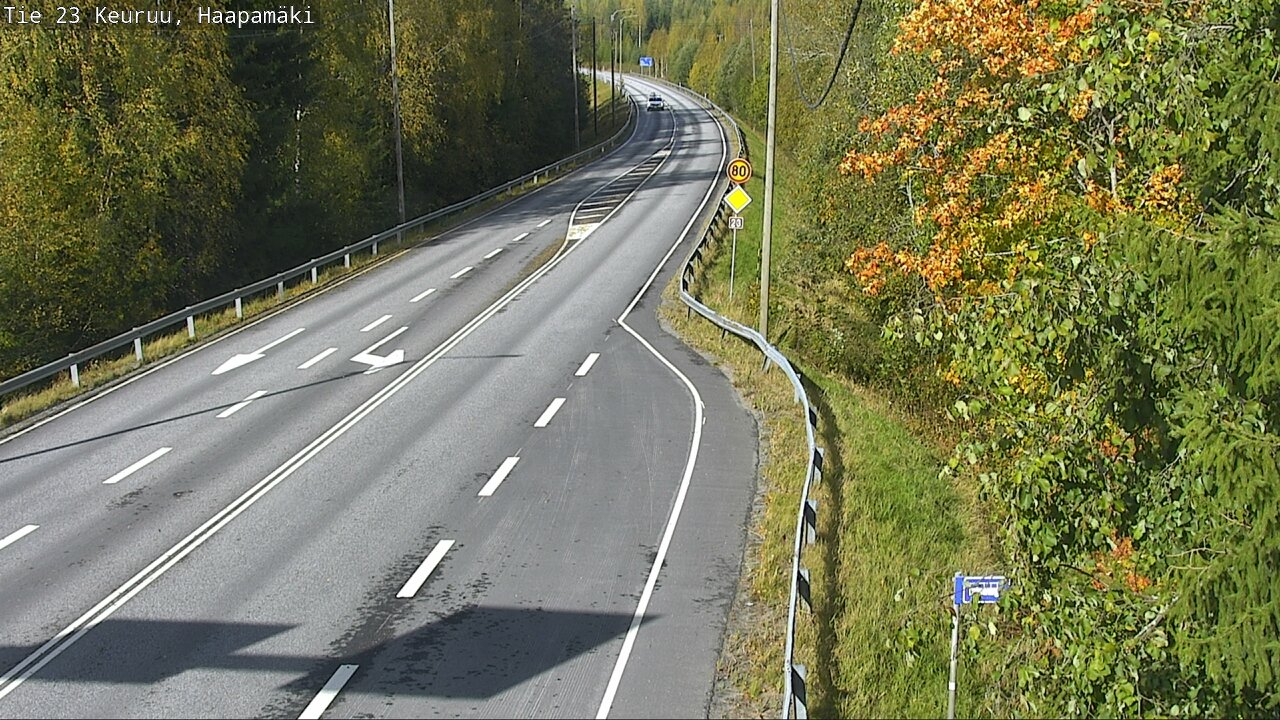 Weather Camera Image Road 23 Haapamäki, Keuruu, Keski-Suomi