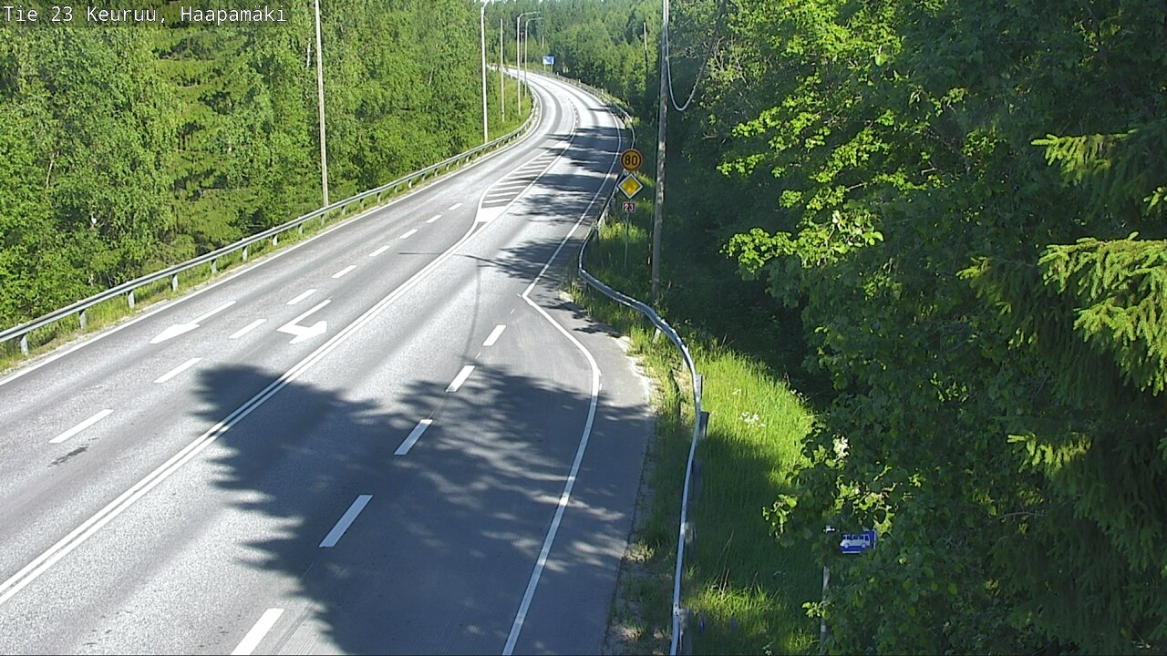 Weather Camera Image Road 23 Haapamäki, Keuruu, Keski-Suomi