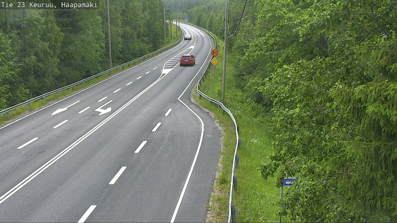 Kelikamerat Kuva Tie 23 Haapamäki, Keuruu, Keski-Suomi