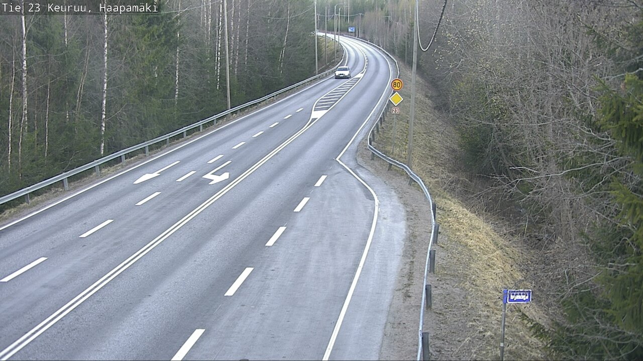 Weather Camera Image Road 23 Haapamäki, Keuruu, Keski-Suomi