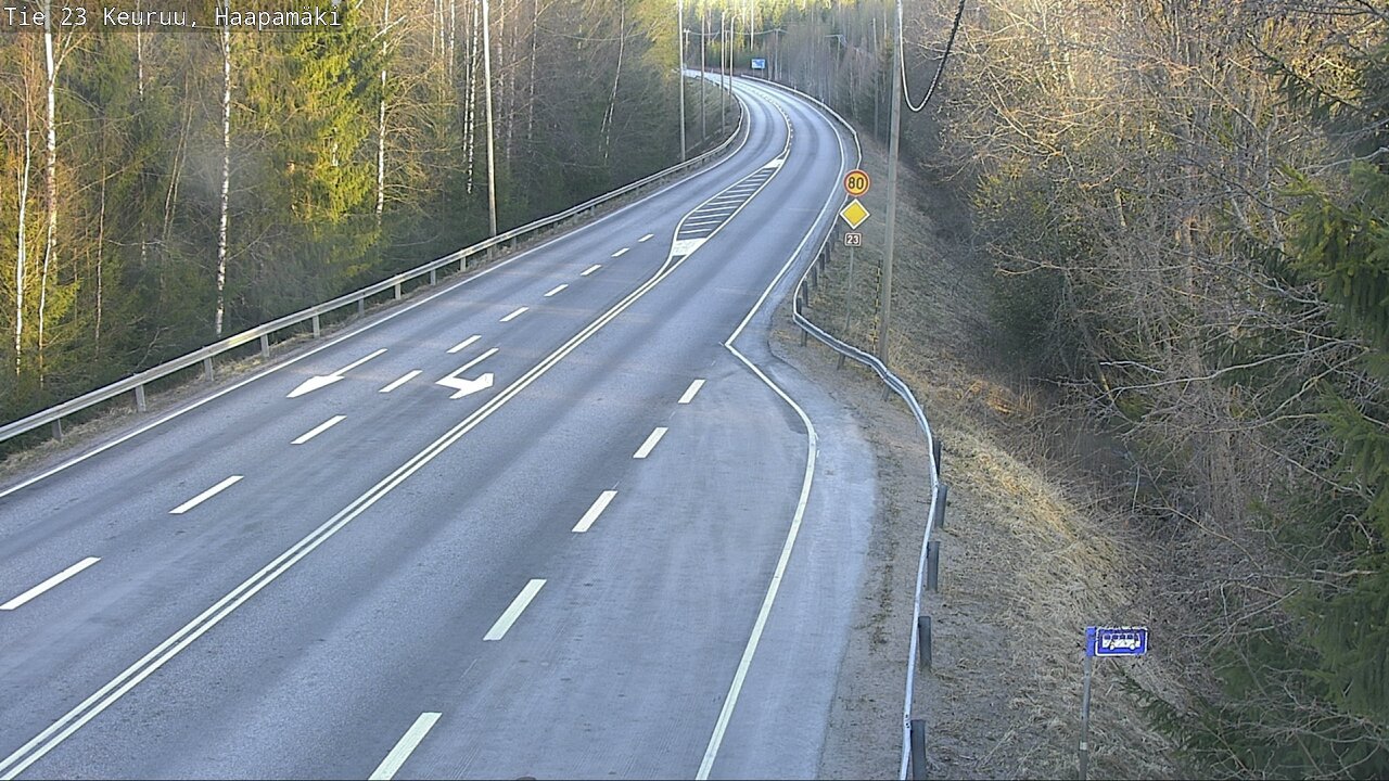 Weather Camera Image Road 23 Haapamäki, Keuruu, Keski-Suomi
