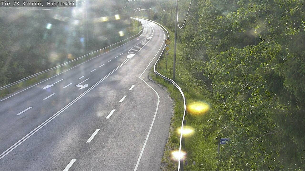 Weather Camera Image Road 23 Haapamäki, Keuruu, Keski-Suomi