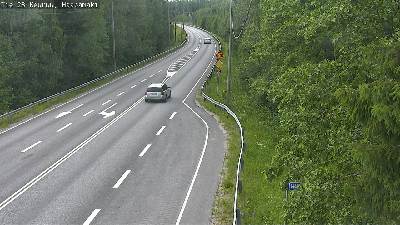 Weather Camera Image Road 23 Haapamäki, Keuruu, Keski-Suomi