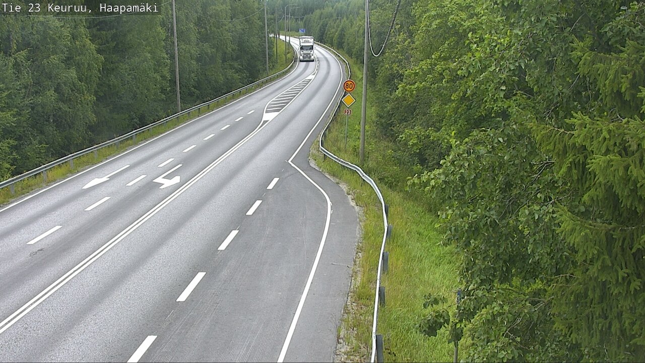 Weather Camera Image Väg 23 Haapamäki, Keuruu, Keski-Suomi