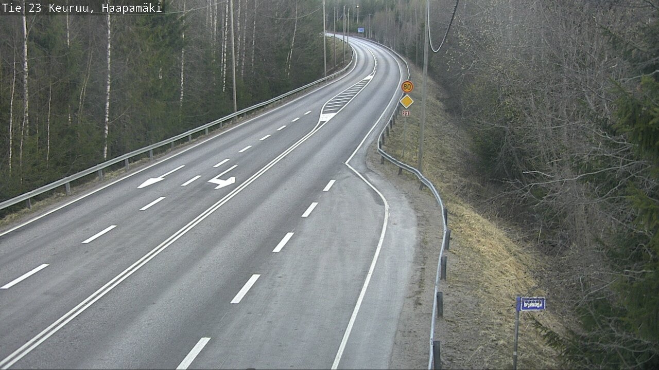 Weather Camera Image Väg 23 Haapamäki, Keuruu, Keski-Suomi