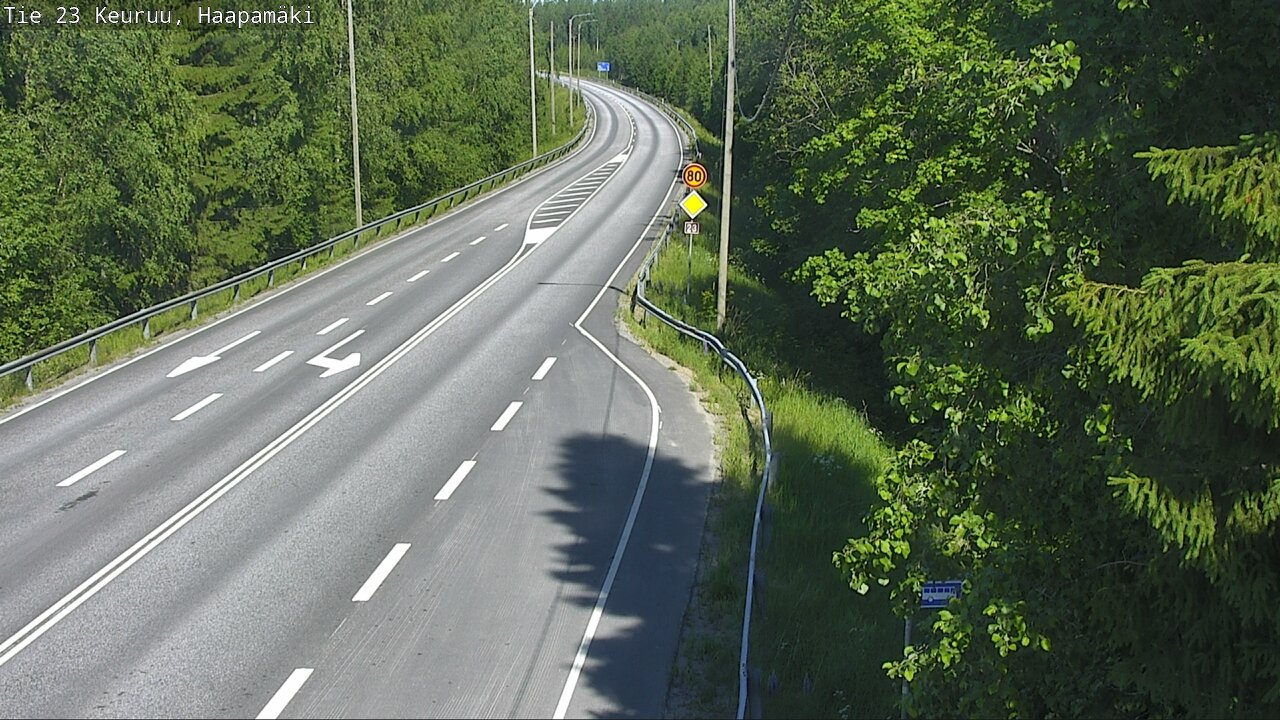 Weather Camera Image Road 23 Haapamäki, Keuruu, Keski-Suomi