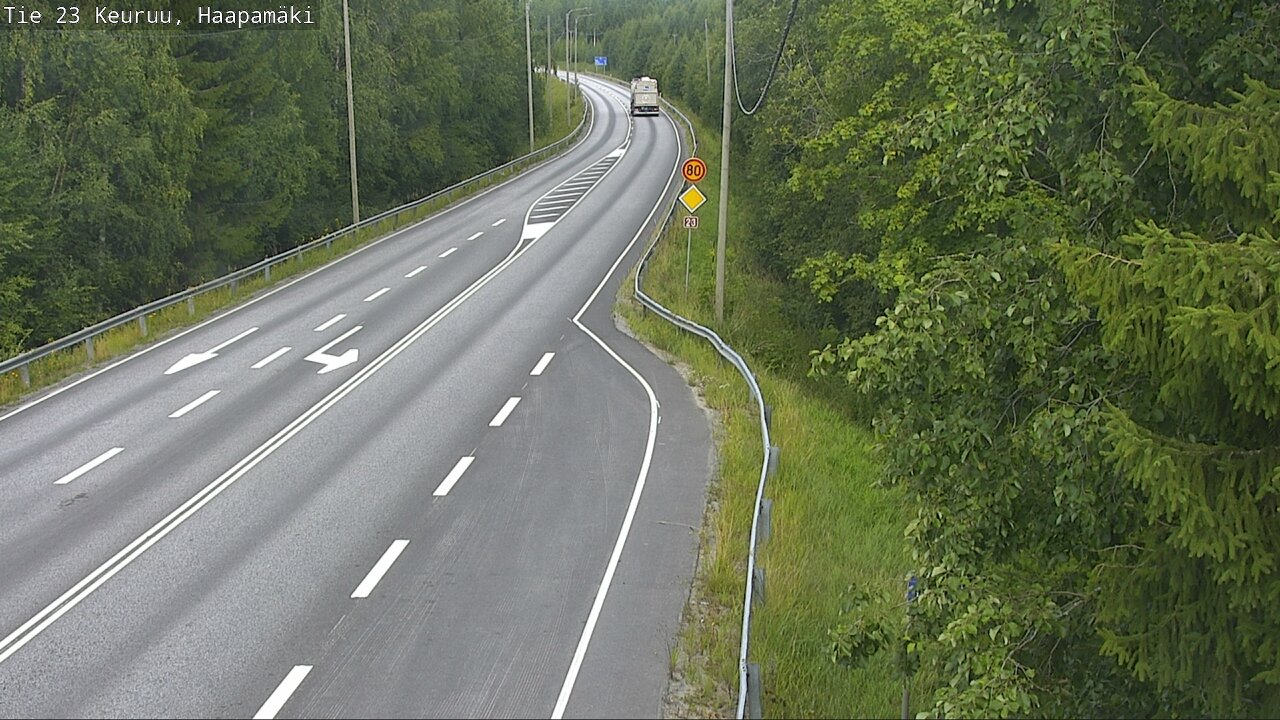 Weather Camera Image Väg 23 Haapamäki, Keuruu, Keski-Suomi