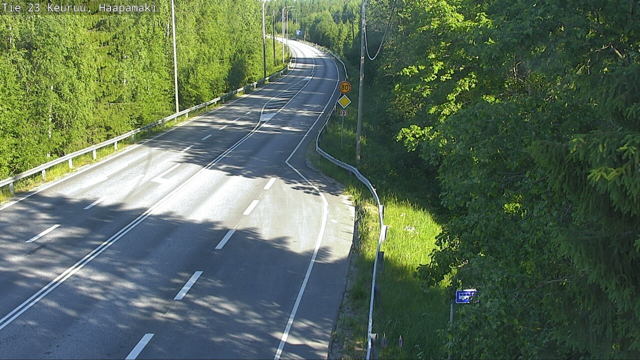 Weather Camera Image Road 23 Haapamäki, Keuruu, Keski-Suomi