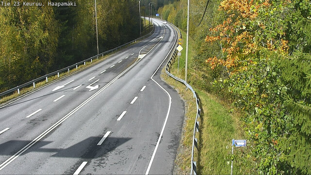 Weather Camera Image Road 23 Haapamäki, Keuruu, Keski-Suomi