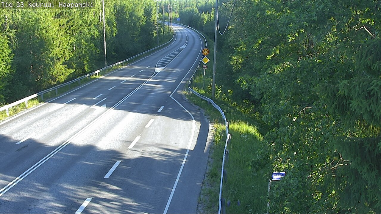 Weather Camera Image Road 23 Haapamäki, Keuruu, Keski-Suomi