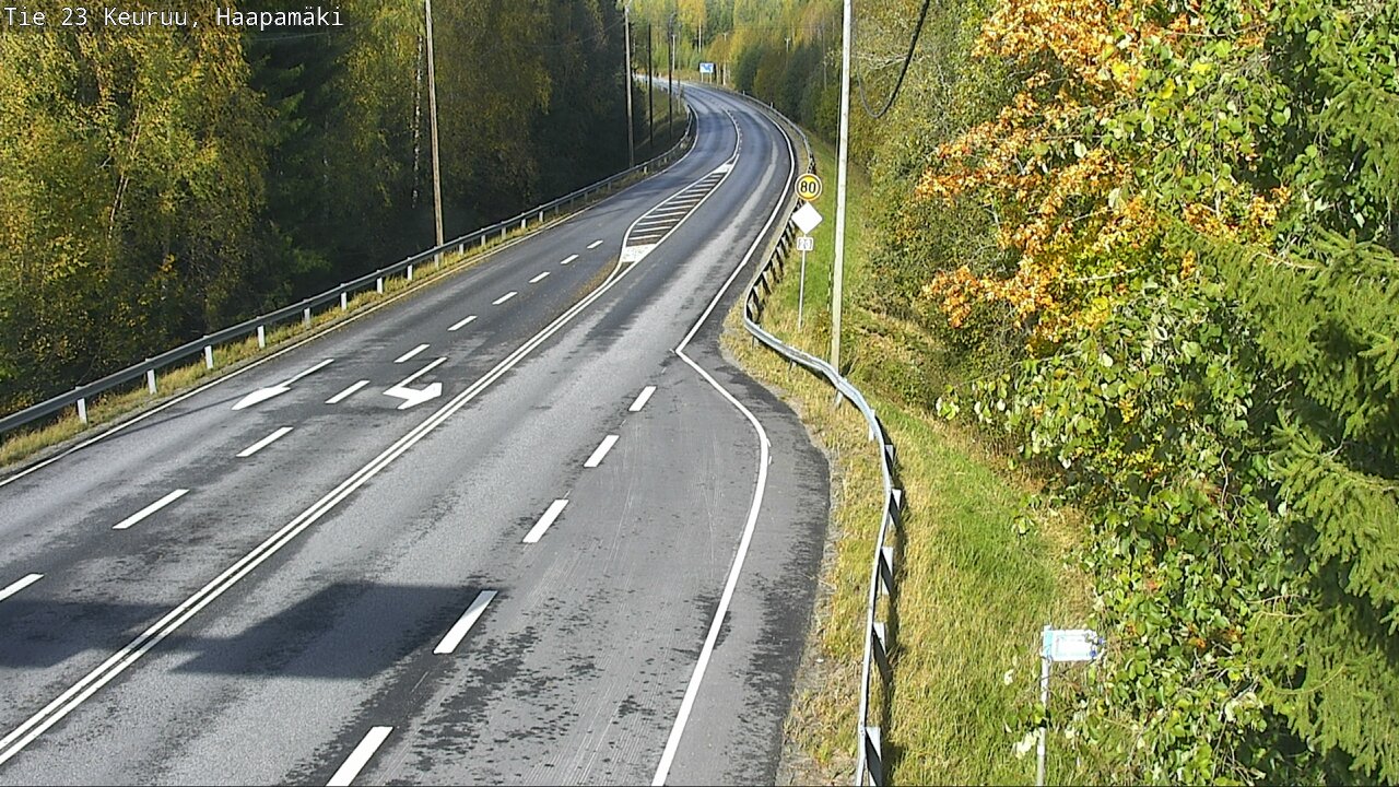 Weather Camera Image Road 23 Haapamäki, Keuruu, Keski-Suomi