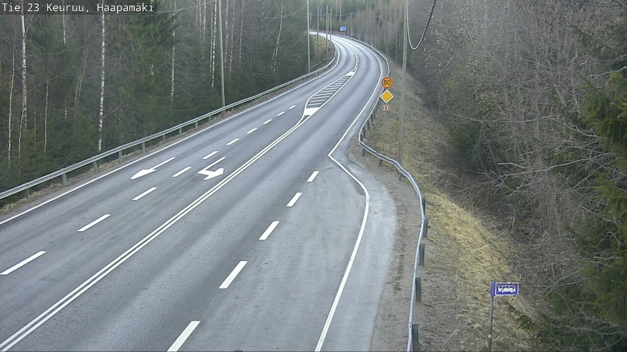 Weather Camera Image Väg 23 Haapamäki, Keuruu, Keski-Suomi