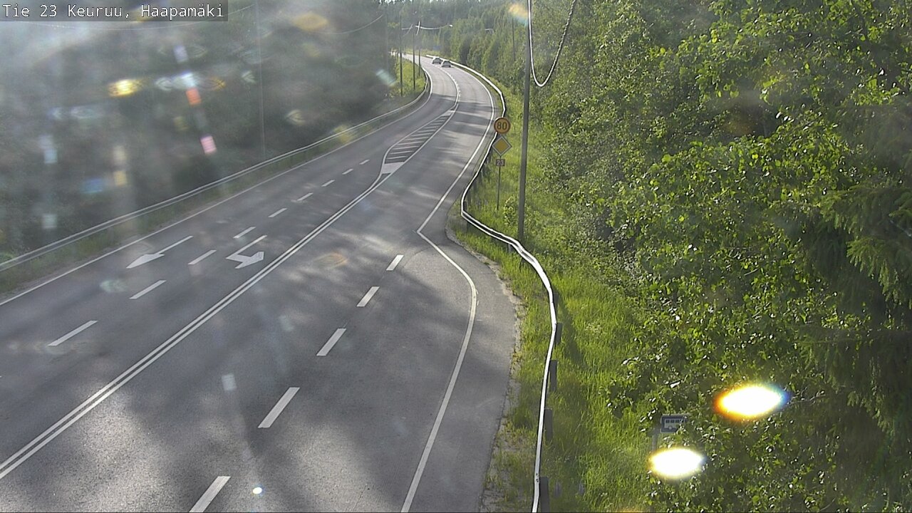 Weather Camera Image Road 23 Haapamäki, Keuruu, Keski-Suomi