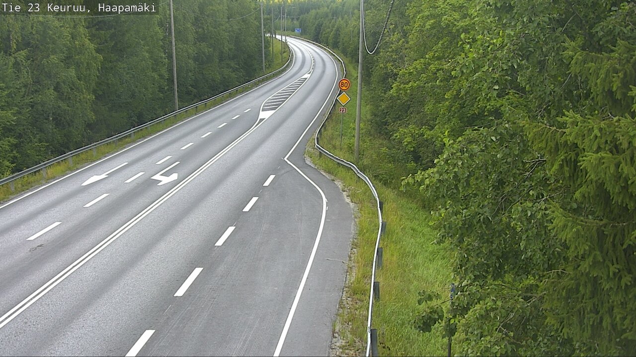 Weather Camera Image Väg 23 Haapamäki, Keuruu, Keski-Suomi