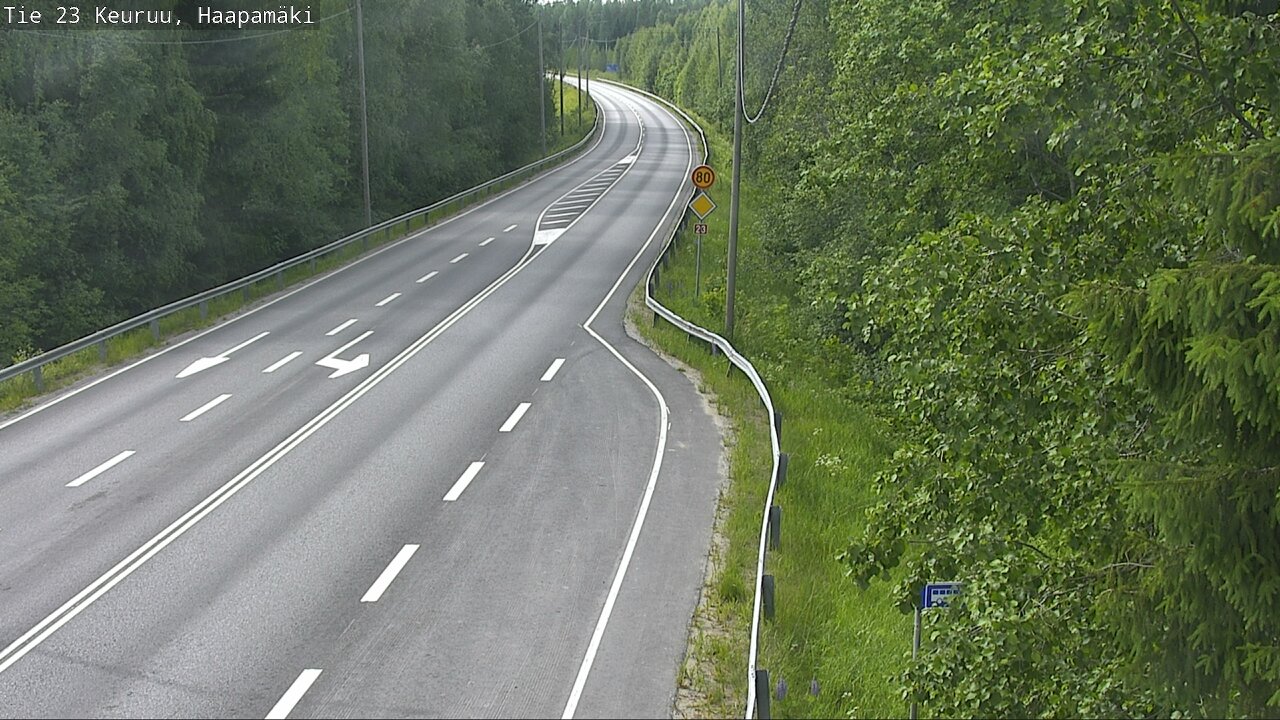 Weather Camera Image Road 23 Haapamäki, Keuruu, Keski-Suomi