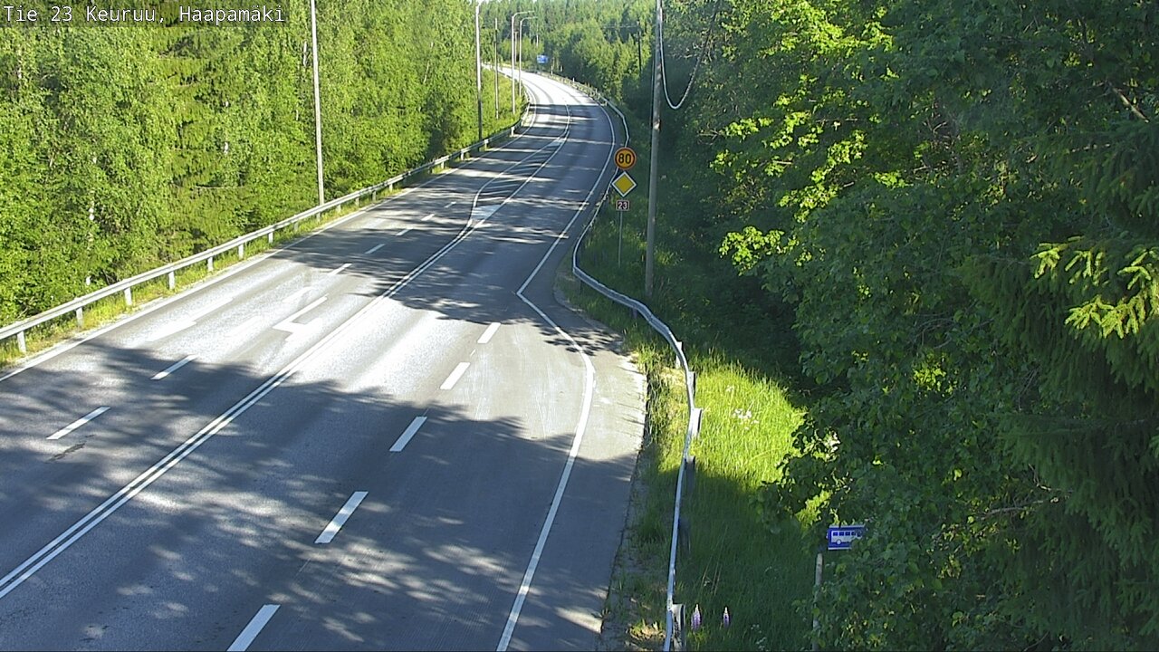 Weather Camera Image Road 23 Haapamäki, Keuruu, Keski-Suomi