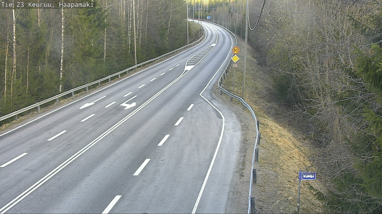 Weather Camera Image Road 23 Haapamäki, Keuruu, Keski-Suomi