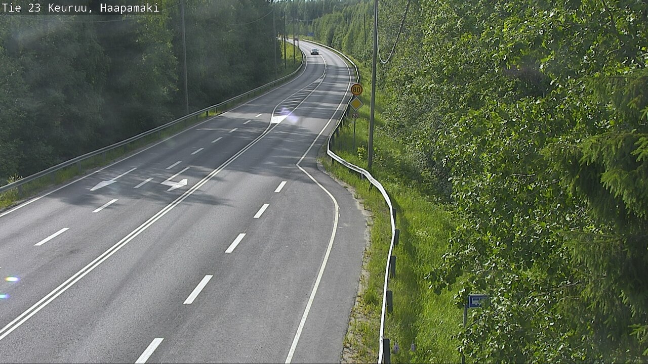 Weather Camera Image Road 23 Haapamäki, Keuruu, Keski-Suomi