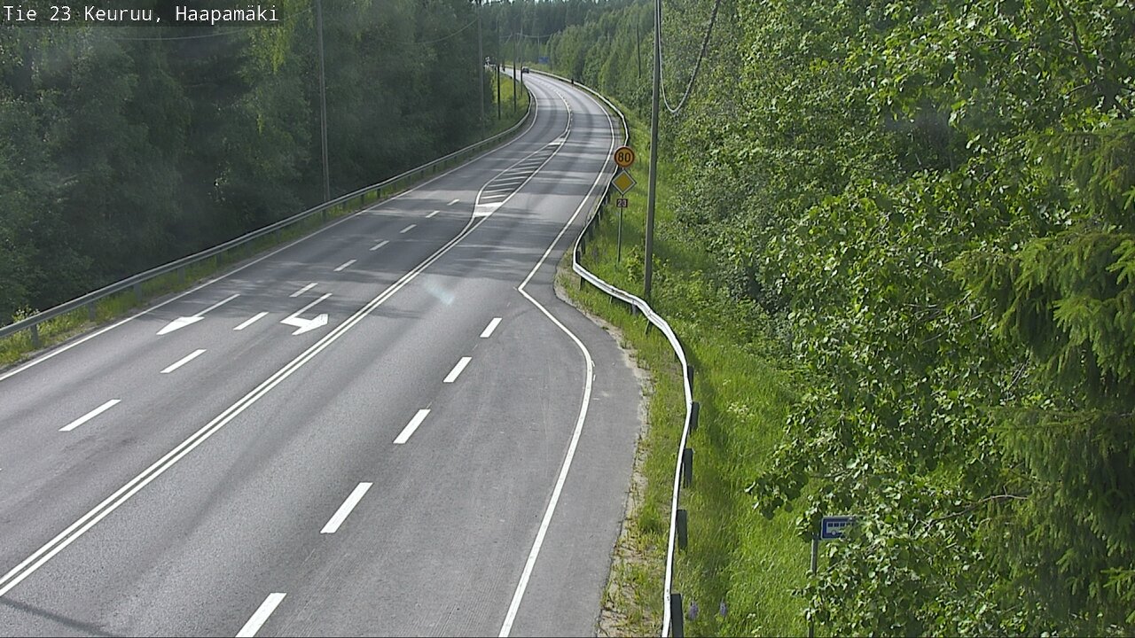 Weather Camera Image Road 23 Haapamäki, Keuruu, Keski-Suomi