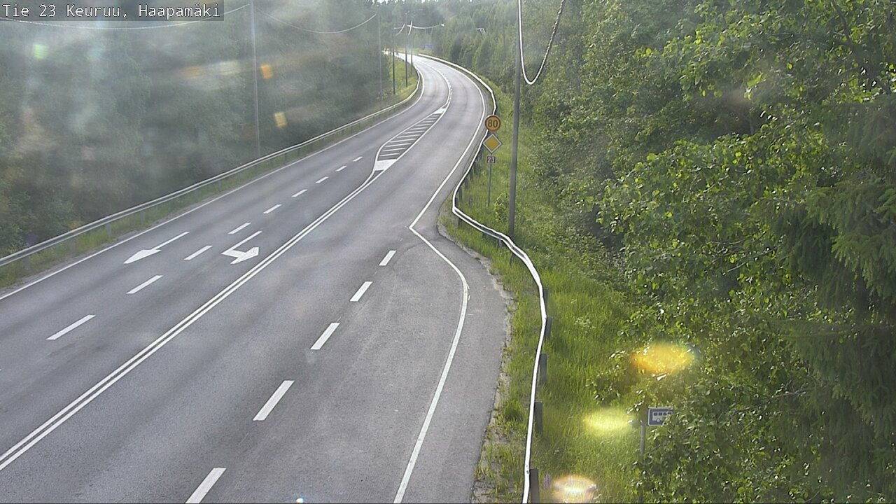 Weather Camera Image Road 23 Haapamäki, Keuruu, Keski-Suomi