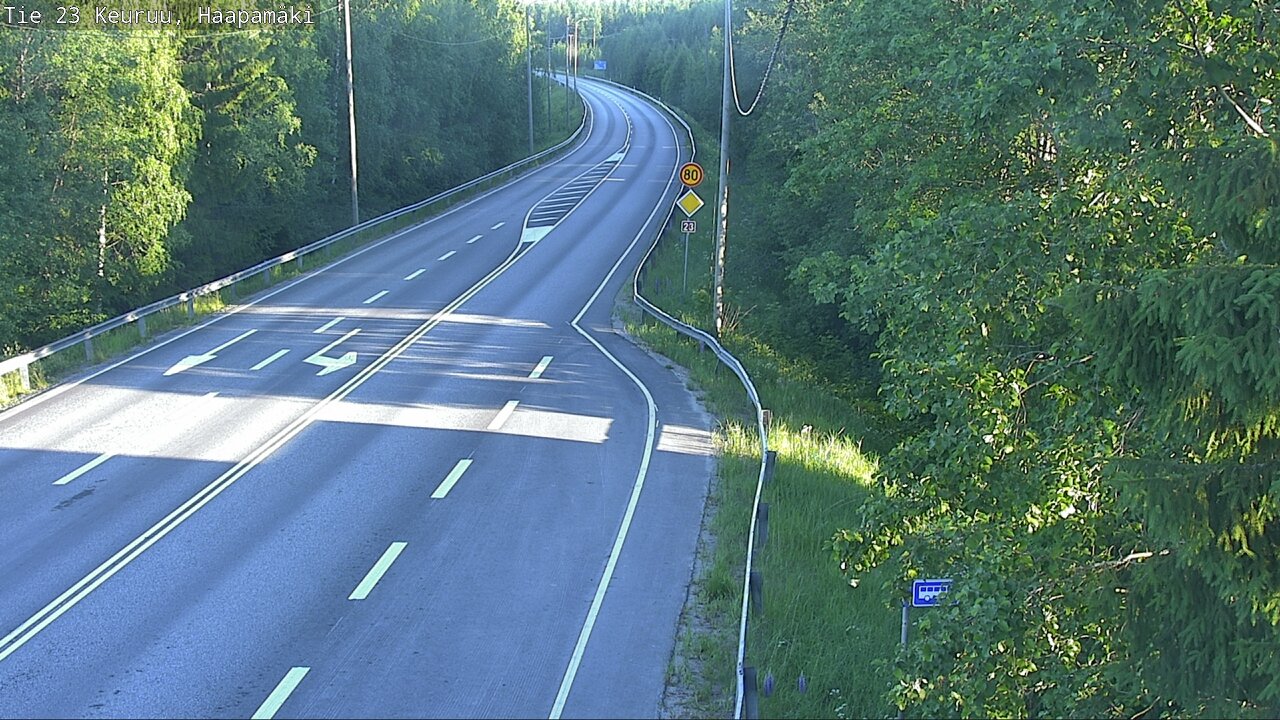 Weather Camera Image Road 23 Haapamäki, Keuruu, Keski-Suomi