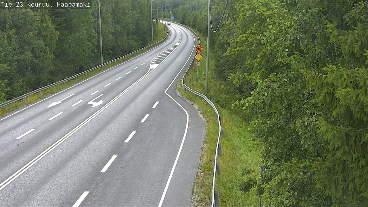 Weather Camera Image Väg 23 Haapamäki, Keuruu, Keski-Suomi