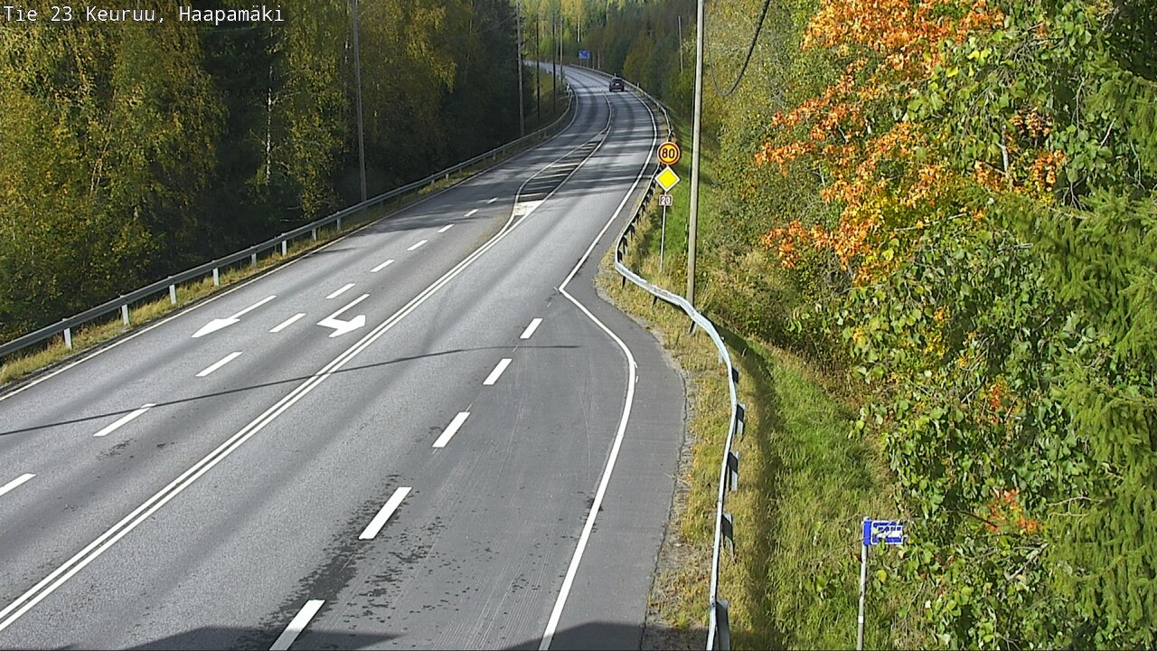 Weather Camera Image Road 23 Haapamäki, Keuruu, Keski-Suomi