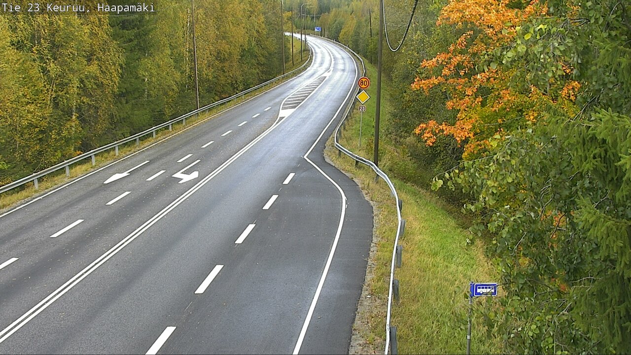 Weather Camera Image Road 23 Haapamäki, Keuruu, Keski-Suomi