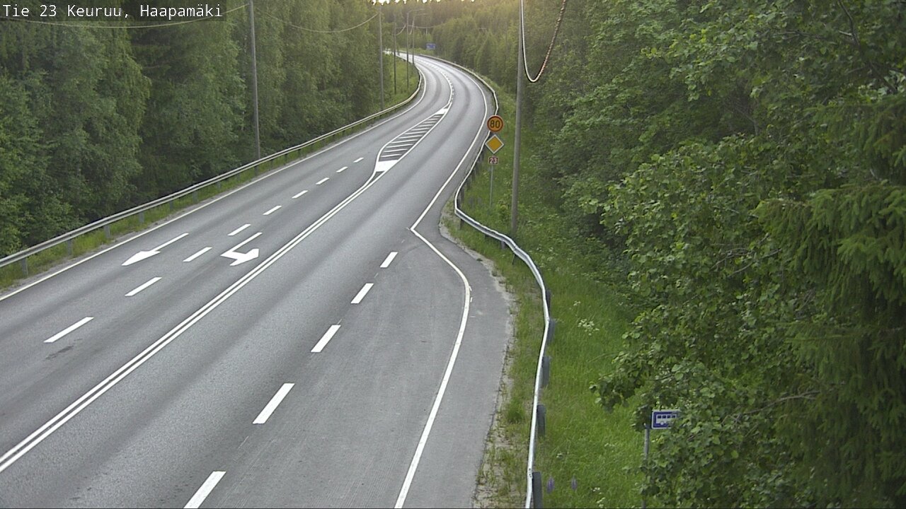 Weather Camera Image Road 23 Haapamäki, Keuruu, Keski-Suomi