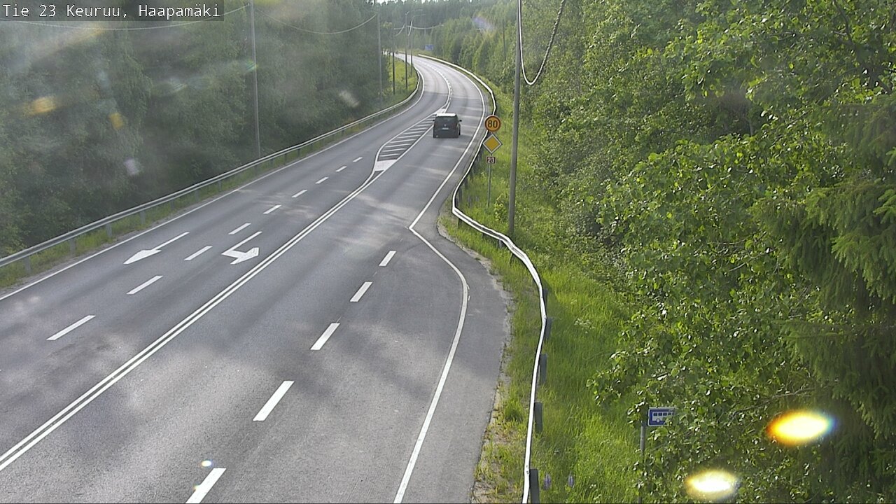 Weather Camera Image Road 23 Haapamäki, Keuruu, Keski-Suomi