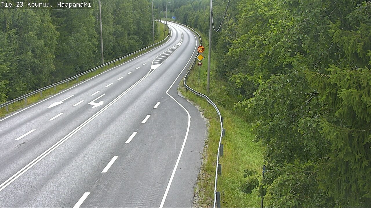 Weather Camera Image Road 23 Haapamäki, Keuruu, Keski-Suomi