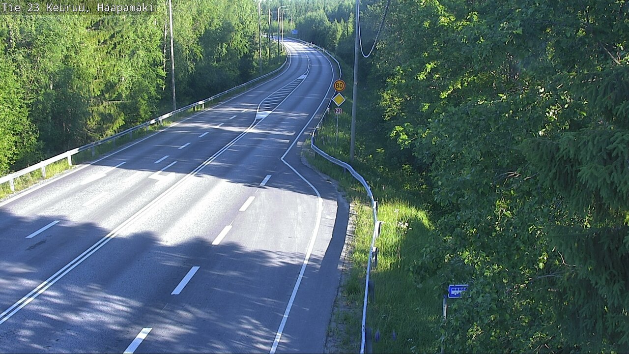 Weather Camera Image Road 23 Haapamäki, Keuruu, Keski-Suomi