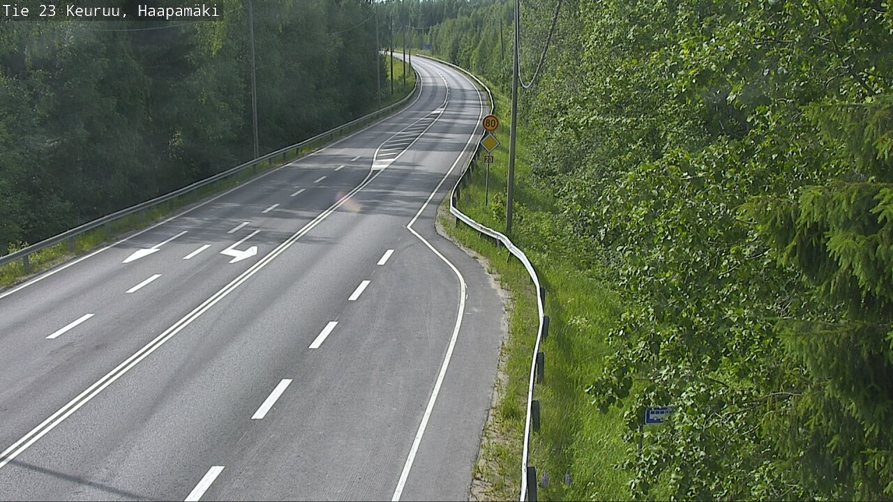 Weather Camera Image Road 23 Haapamäki, Keuruu, Keski-Suomi