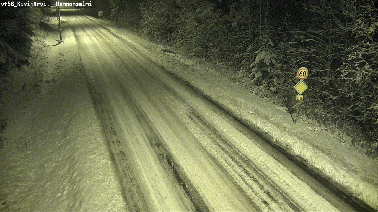 Kelikamerat Kuva Tie 58 Kivijärvi, Hannonsalmi, Kivijärvi, Keski-Suomi