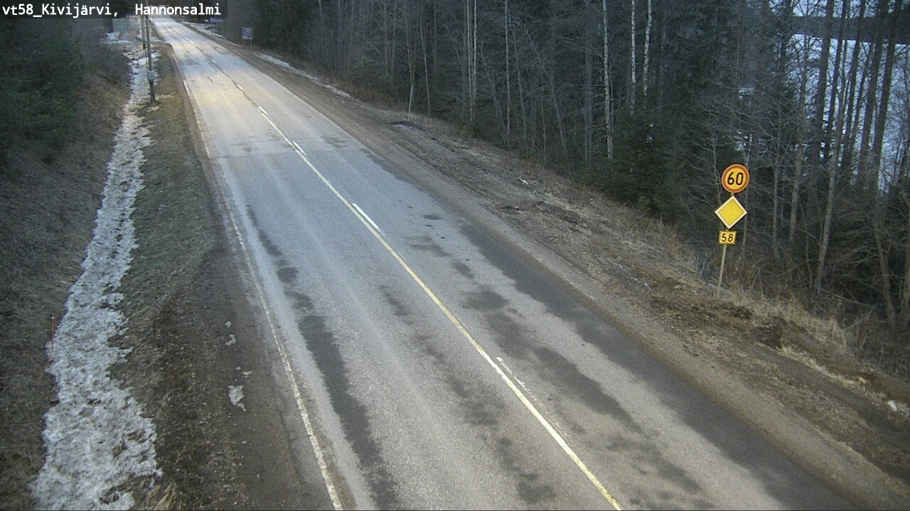 Kelikamerat Kuva Tie 58 Kivijärvi, Hannonsalmi, Kivijärvi, Keski-Suomi